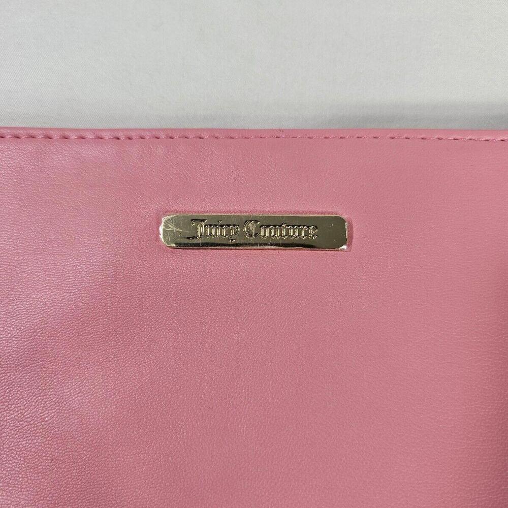 Juicy Couture Women's Tote Bag Shopper Shopping Purse Pink Gold - Picture 5 of 13